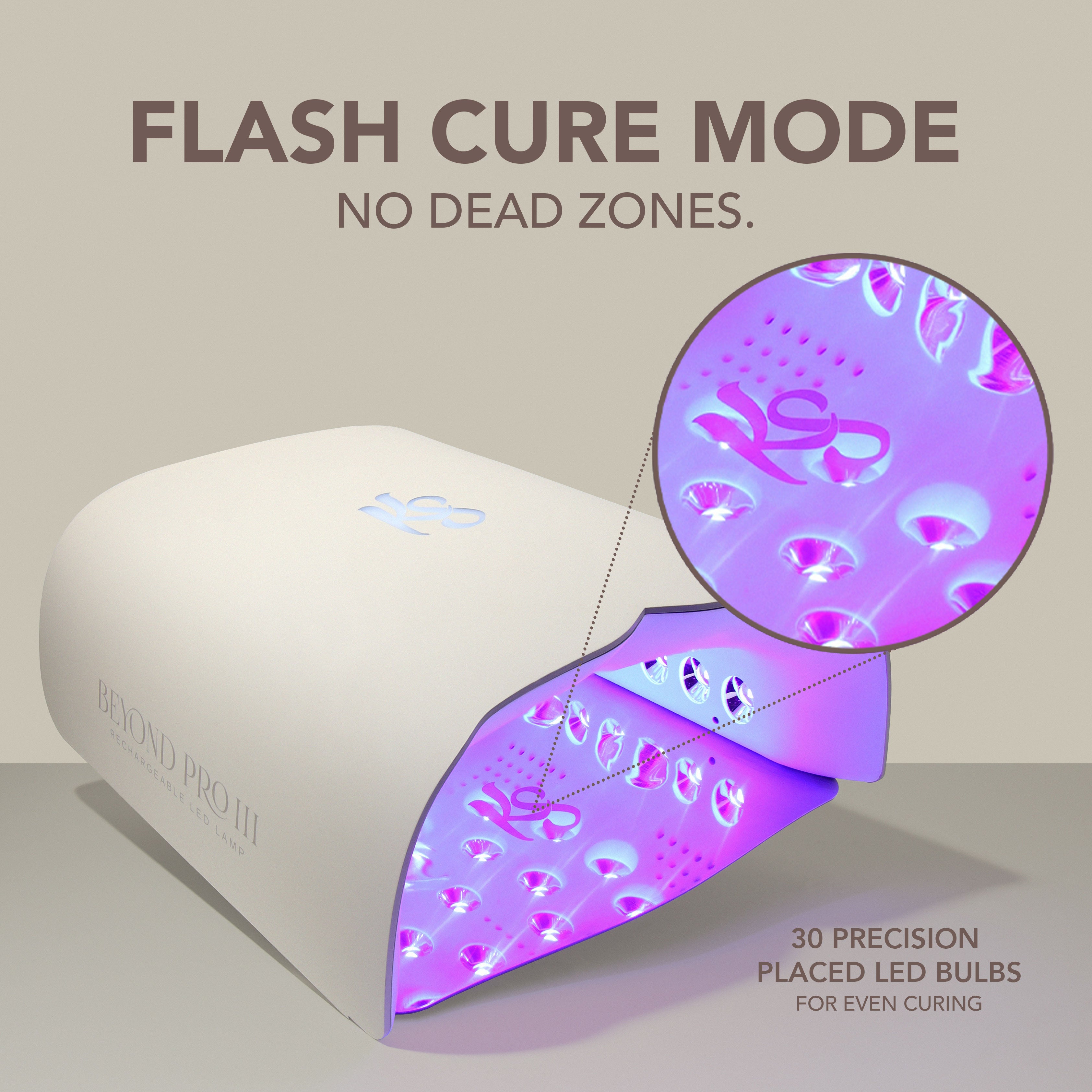 Beyond Pro Rechargeable LED Lamp III - Tan